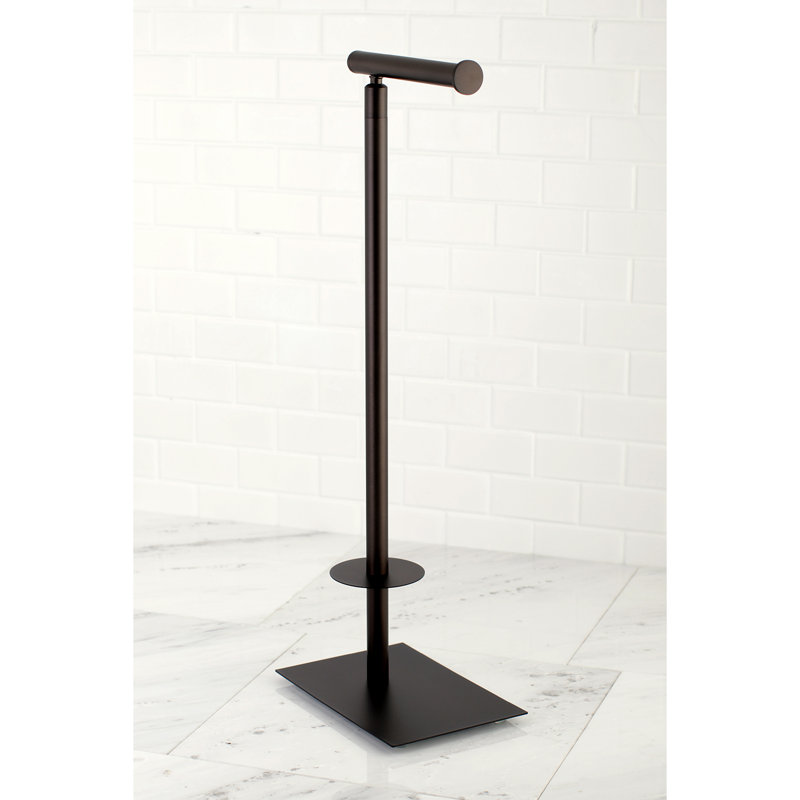 Kingston Brass Claremont Freestanding Toilet Paper Holder, Oil Rubbed Bronze