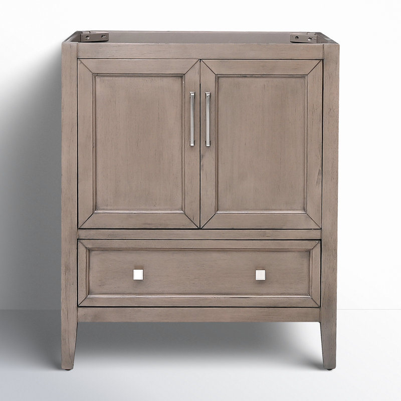 Ensemble de meuble-lavabo simple 30 po Murrieta, Chêne gris
