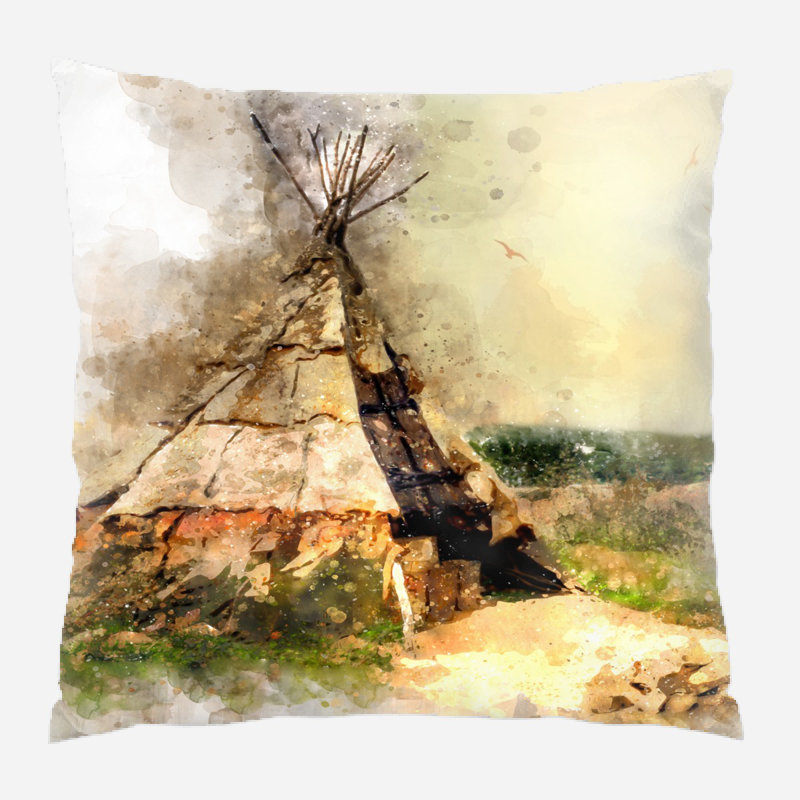 Outdoor Reversible Throw Pillow, Outdoor, Synthetic