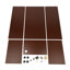 Podium en bois 41,34 po avec roues-88574772