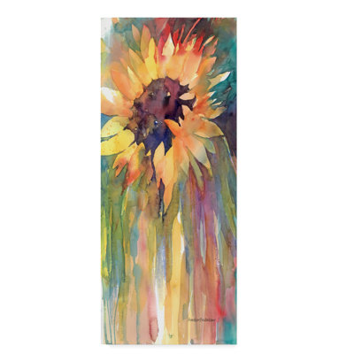 Art mural sur toile tendue - Annelein Beukenkamp «Rays Of Sun» pour décoration de salon, de chambre à coucher ou de bureau - 14 x 32
