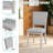 Modern 5-Piece Solid Wood Dining Table Sets For 4, Kitchen Table Set With 4 Upholstered Chairs-1162023895