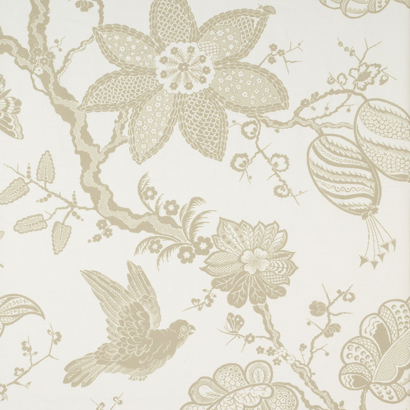 Bali Vine Fabric, Sandstone