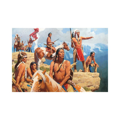 «Smoke Speak» par David Mann - peinture sur toile tendue