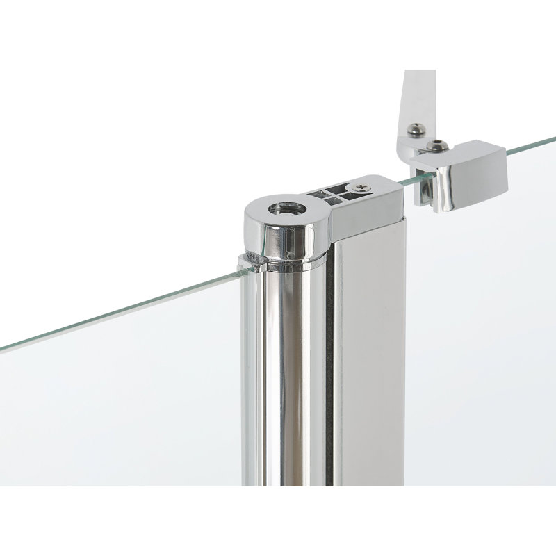 Altadena Framed Tub Door with Pattern Glass, 140cm H x 100cm W