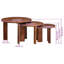 Solid Wood Coffee Table-1925659309