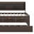 Brona Full Size Wooden Captain Bed with Built-in Bookshelves, Three Storage Drawers and Trundle-831888004