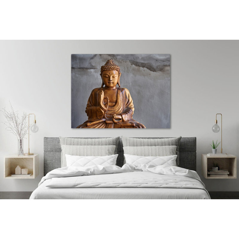 Dharma Buddha Wrapped Canvas Print, 20" H x 30" W x 1" D