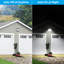 3cct Led Barn Light, 50w Dusk To Dawn Area Lights, 100-277v Outdoor Security Flood Lighting, Bronze