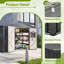 10X8 FT Outdoor Storage Shed
