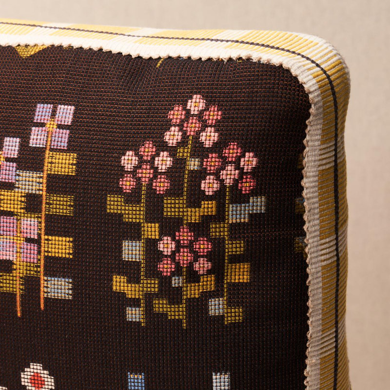 Annika Floral Tapestry Box Pillow