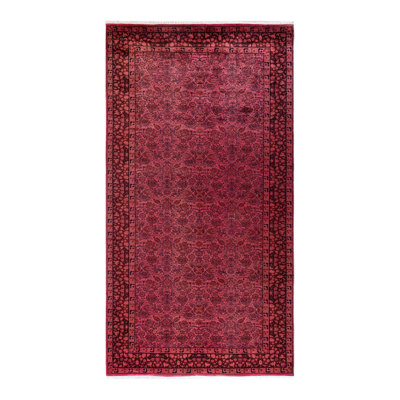 Holsworth One-of-a-Kind 6' 2" X 12' 1" New Age Wool Area Rug Pink