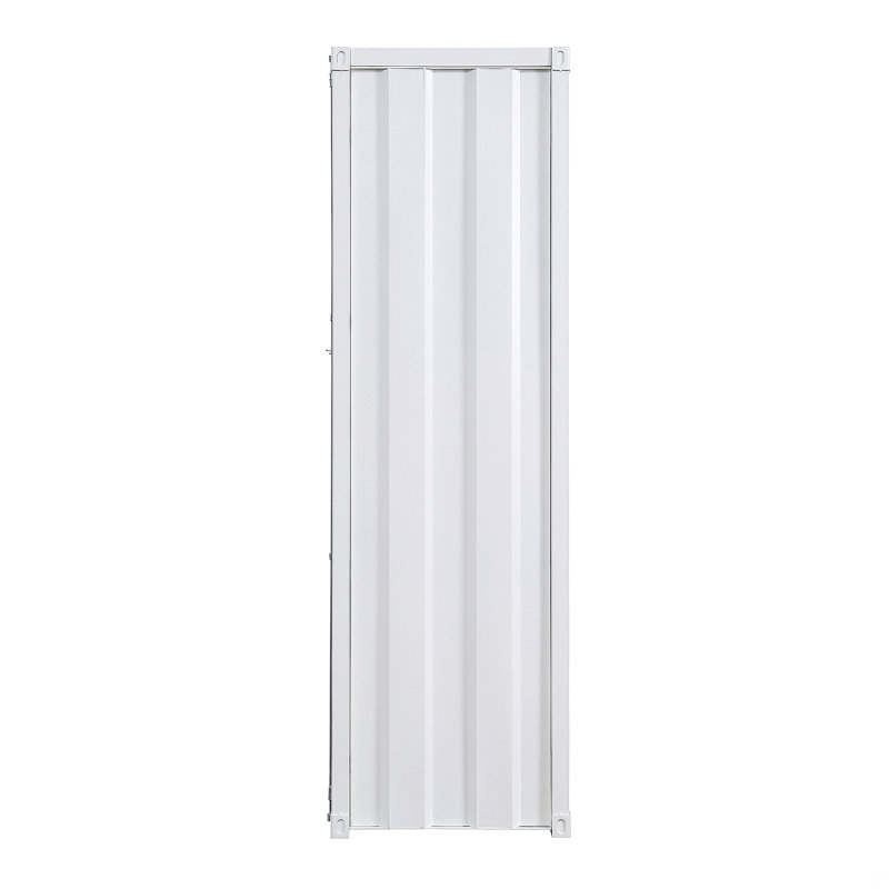Garde-robe avec serrure de contenant pleine longueur, Blanc