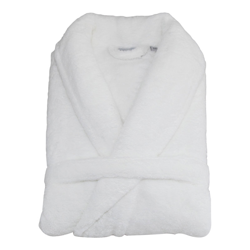 Fleece Gender Neutral Bathrobe with Pockets, Large / XLarge