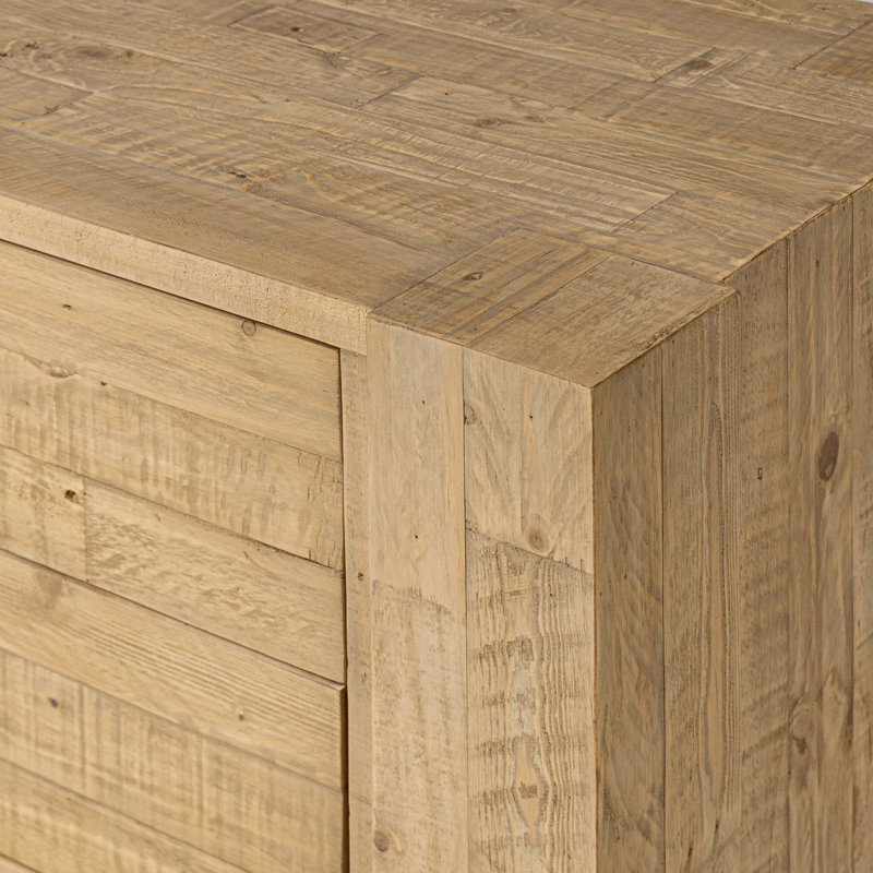 Perot 6 - Drawer Dresser, Light Blonde Pine