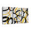 Impression sur toile multicolore noir et doré-1341468007