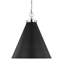 Luminaire suspendu conique 1 lumière Arnell par Chapman & Myers-57524224-57524225-57931630