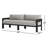 Victorine Outdoor Metal Sofa-96"-Alessi-1918959198