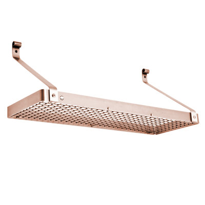 Handcrafted Gourmet Deep Wall Mounted Pot Rack