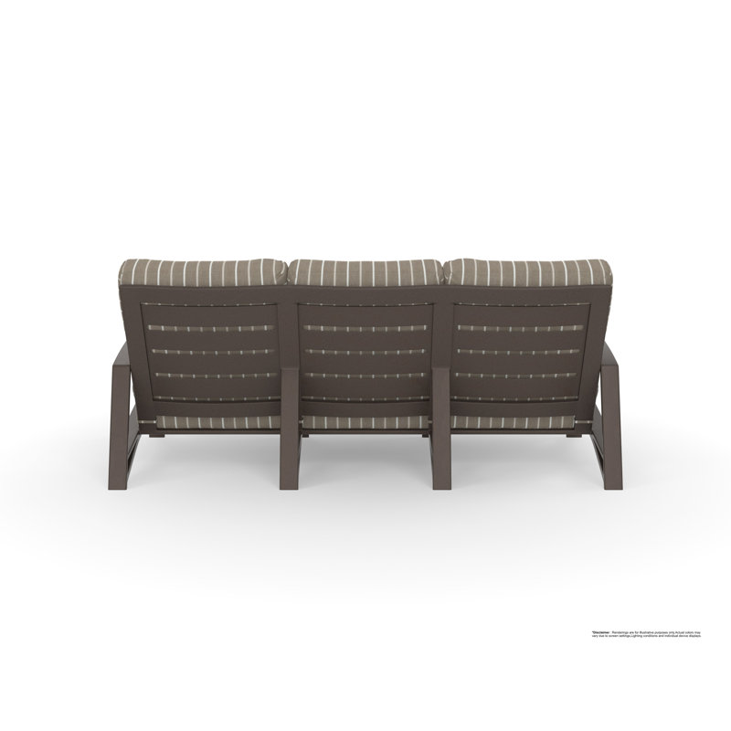 Arc Outdoor 3 - Seat Patio Sofa, Namibia Grey, Copper Creek