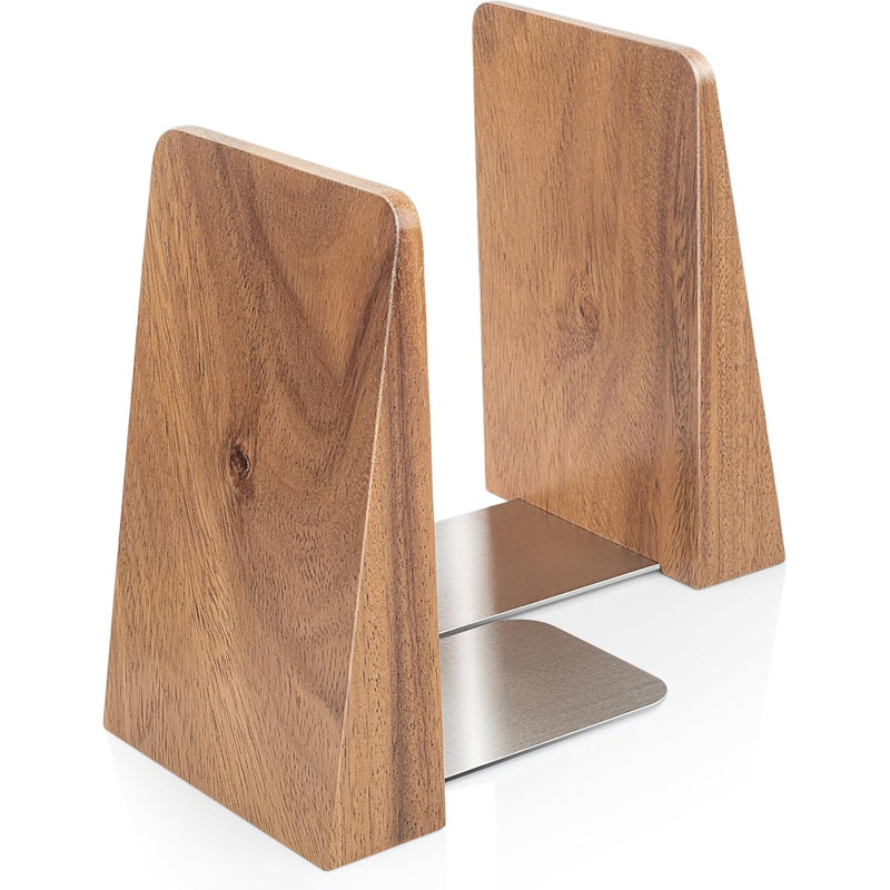 Walnut Handmade Heavy Duty Bookends