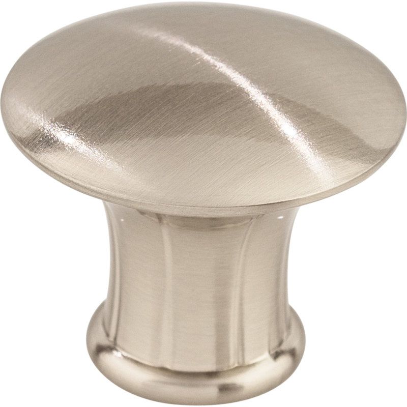 Lund 1 1/4" Diameter Round Knob, Brushed Satin Nickel