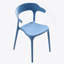 Un ensemble de 4 chaises empilées-1967378433