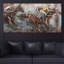 'Race Day' Painting Print on Metal