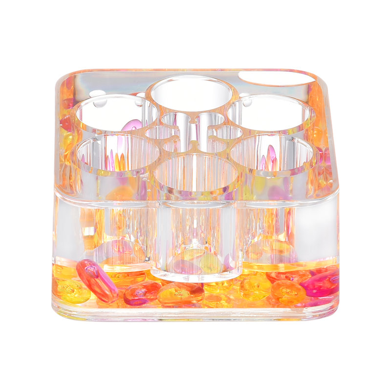 Acrylic 6 Compartment Makeup Organizer