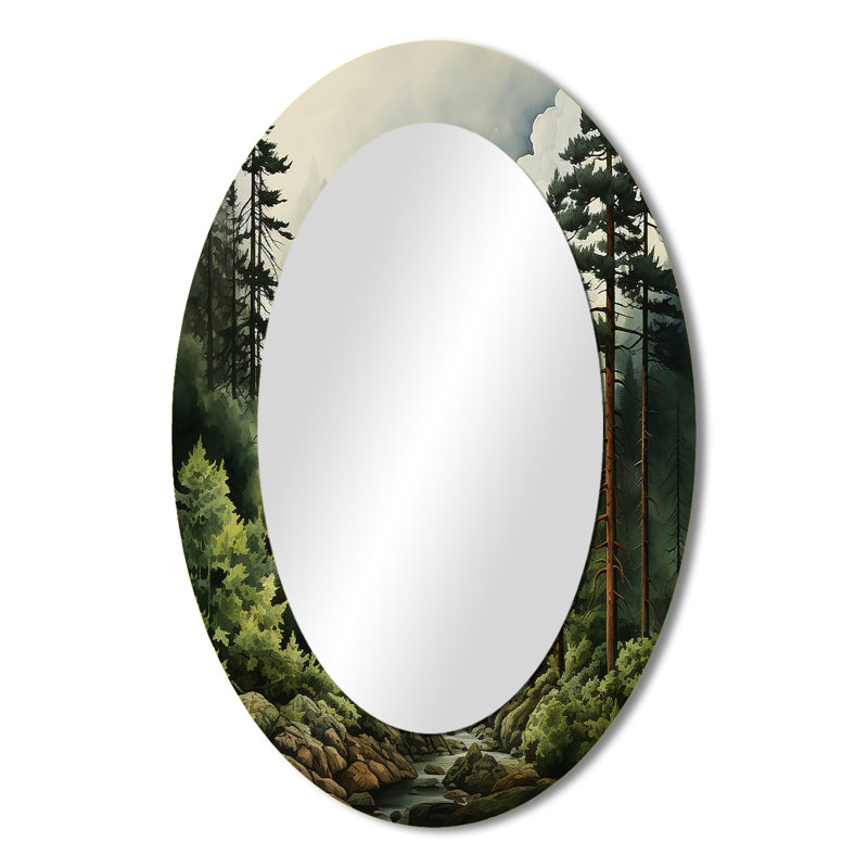 Miroir mural Pine, 36 po x 24 po