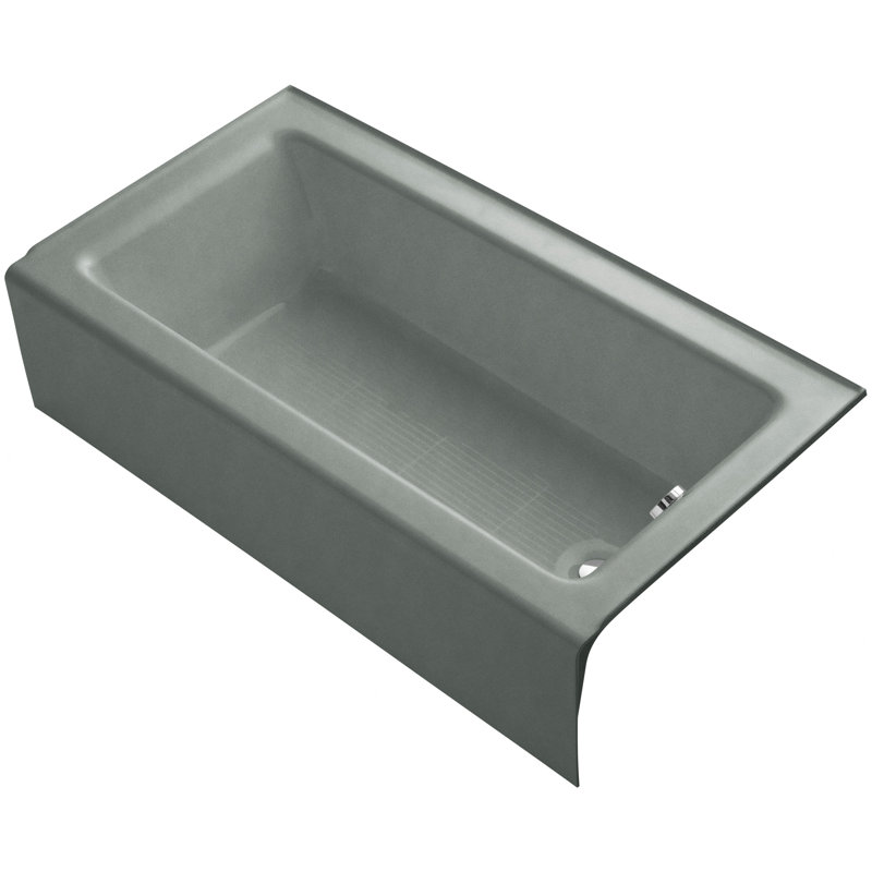 Bellwether 60" x 32" Soaking Bathtub, Basalt, Right