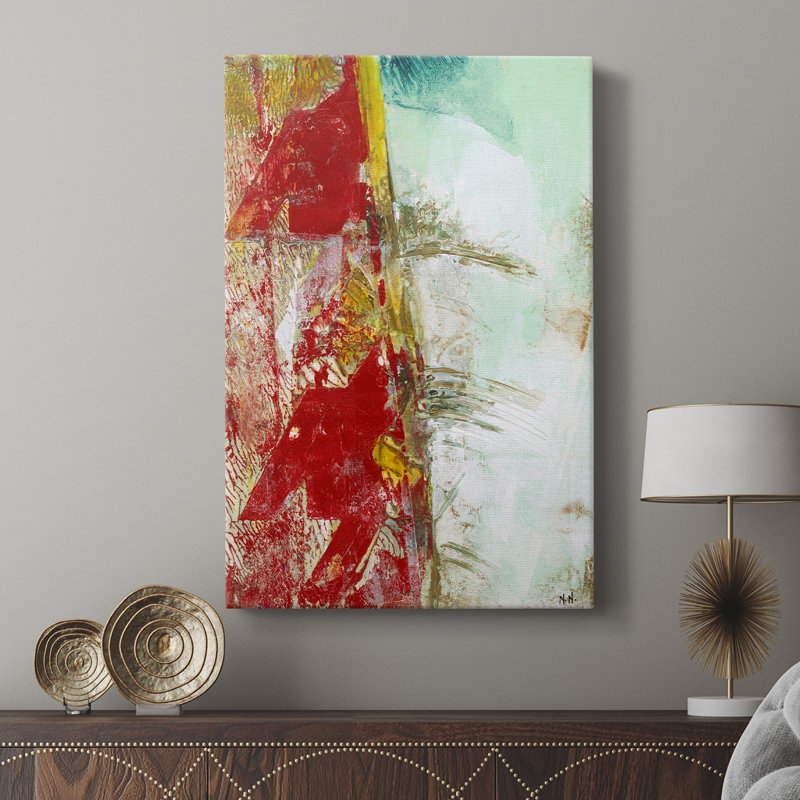 Mini Pattern Sketch -Custom Wrapped Gallery Cavas, 18" H x 12" W