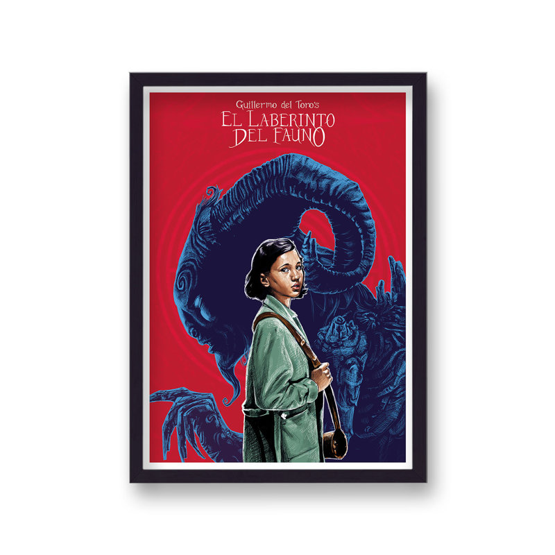 Pan's Labyrinth V3 Reimagined Movie Poster - Single Picture Frame Print