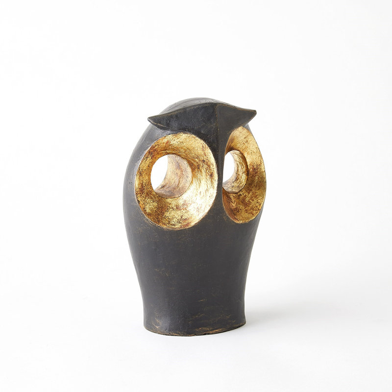 Gold Leafed Owl-Med