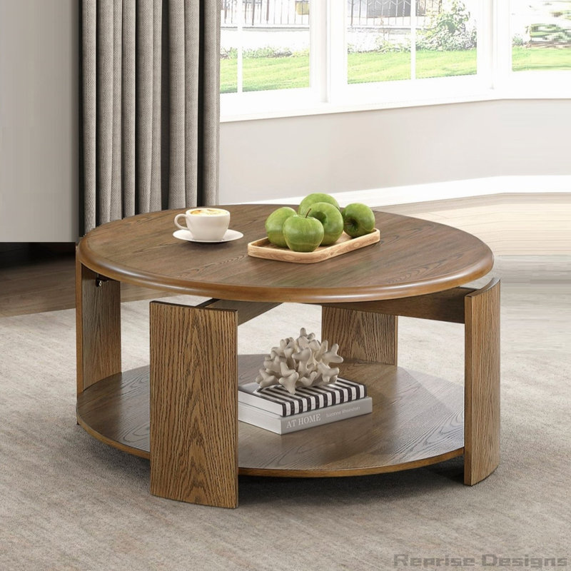 Table basse avec tablette ouverte