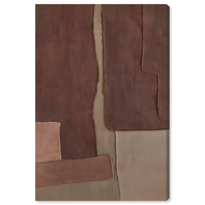 Décoration murale bohème Raw Edge IV par Art Remedy, tendue avec châssis, 16 x 24, H 24 po x l 16 po