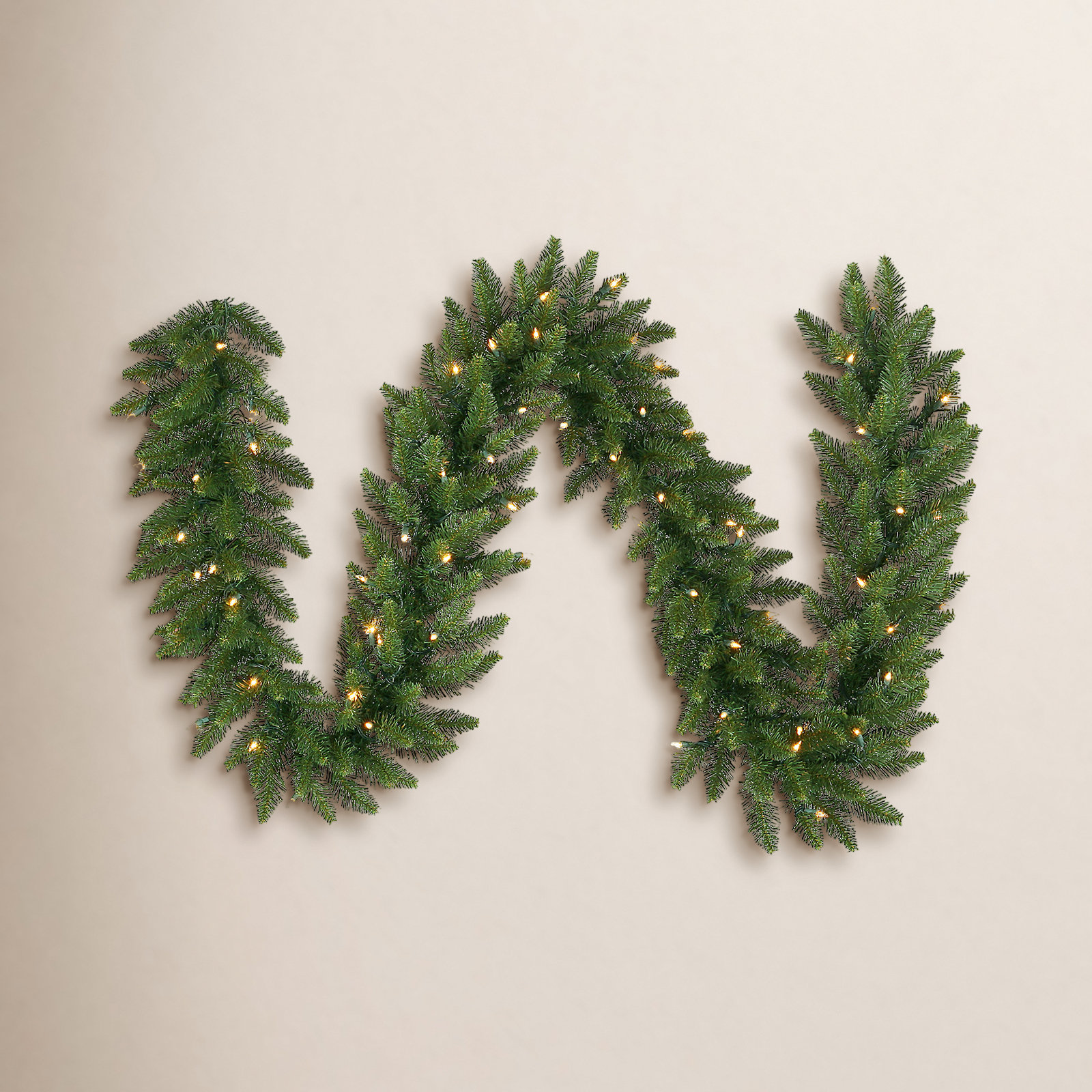 Peabody 600'' in. Lighted Faux Mixed Assortment Garland