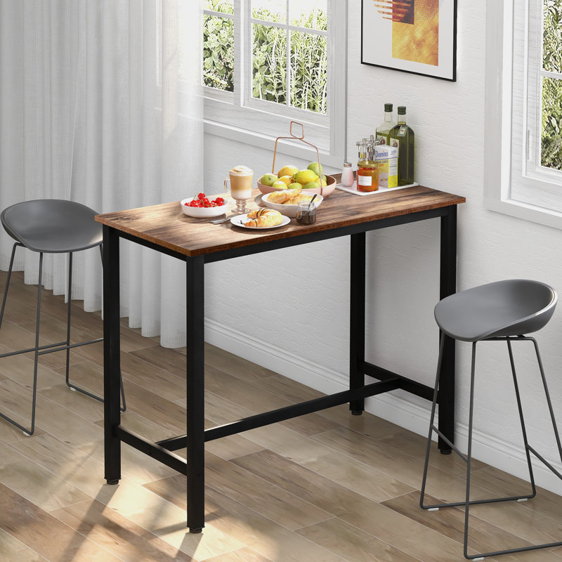 Cutshaw Pine Metal Base Dining Table