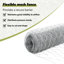 Fence with Post Segment Outdoor Barrier Garden Terrace Divider Boundary-1787244578-1787244579
