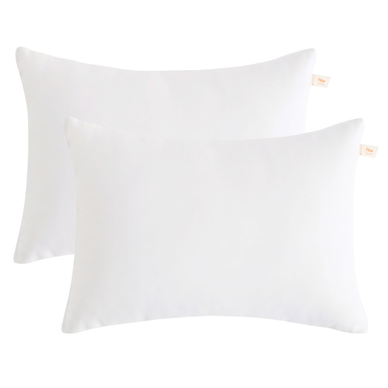 Microfiber Tiny Pillows, Machine Washable - NTBAY, White, 11"x7"