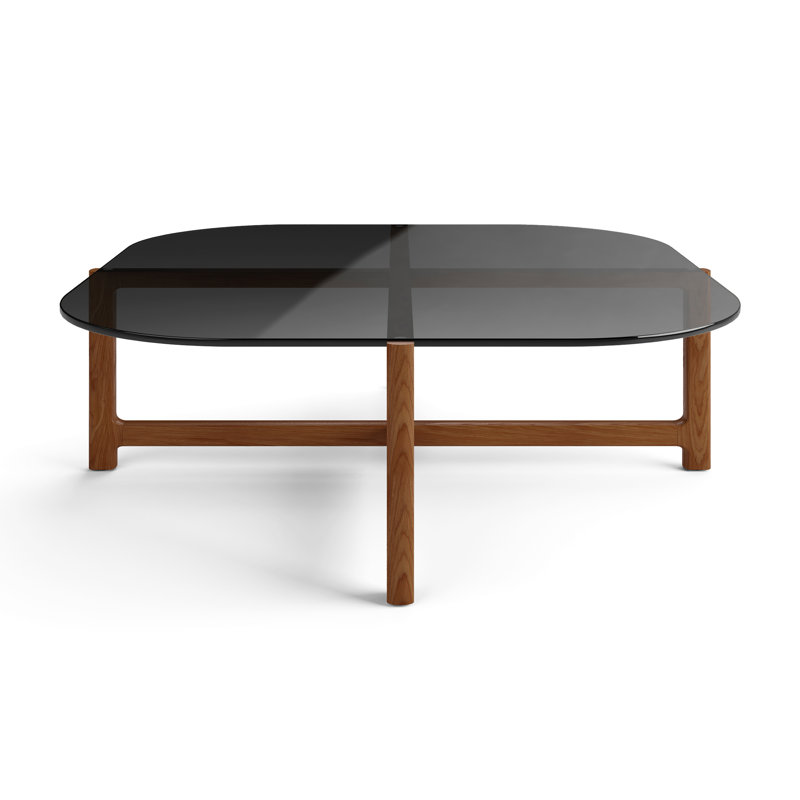 Quarry Coffee Table, Vintage Smoke Performance, Walnut