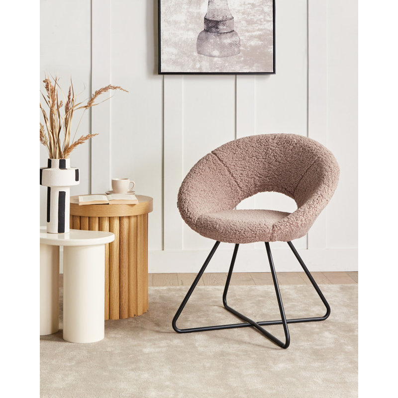 Dining Chair RACHEL Boucle , Beige