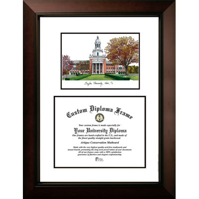 Cadre de diplôme des universitaires hérités ncaa baylor ours
