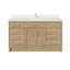 Meuble-lavabo simple en bois massif l 60 po x P 22 po Capri III-1318754131-1318754132