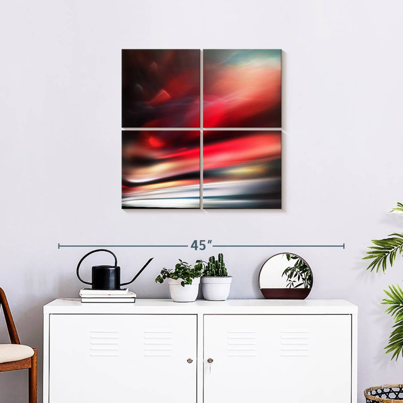 Red, 38" H x 38" W