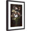 «Gentle Blooms on Dark Canvas No. 1» par Alex Black, impression sur bois encadrée-930601150-930601151