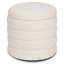 Tabouret de repose-pieds rembourré en fausse fourrure avec rangement 18 po Maisie 
