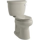 Cimarron® 1.28 GPF Water Efficient Round Two-Piece Toilet (Seat Not Included)