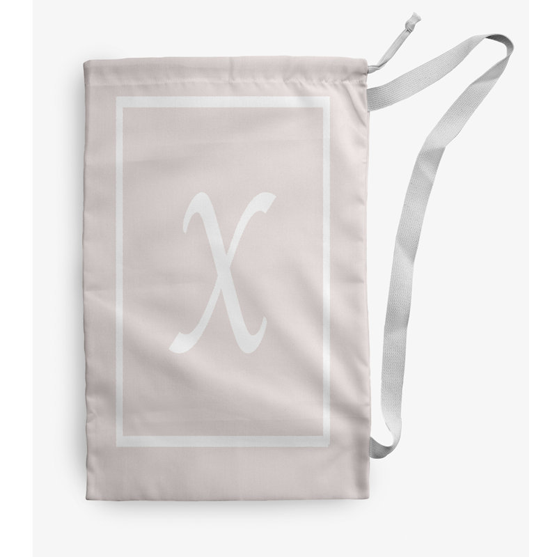 Sac à linge Monogram, Petit (H 29 po x l 18 po), Ivoire