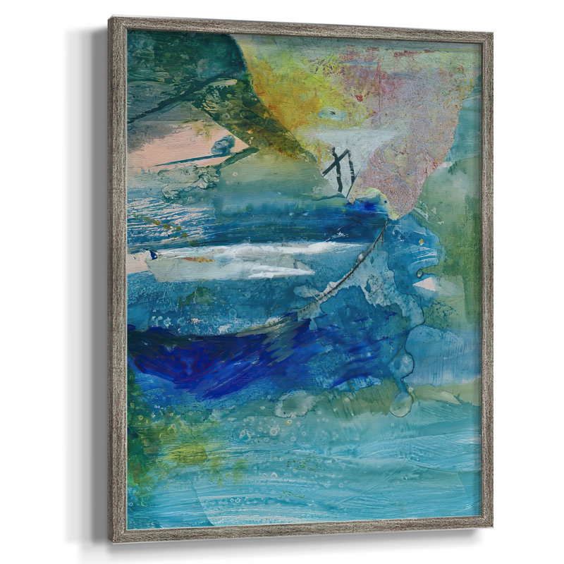 «Spring Winds VII», reproduction encadrée - bois massif, H 11 po x l 9 po